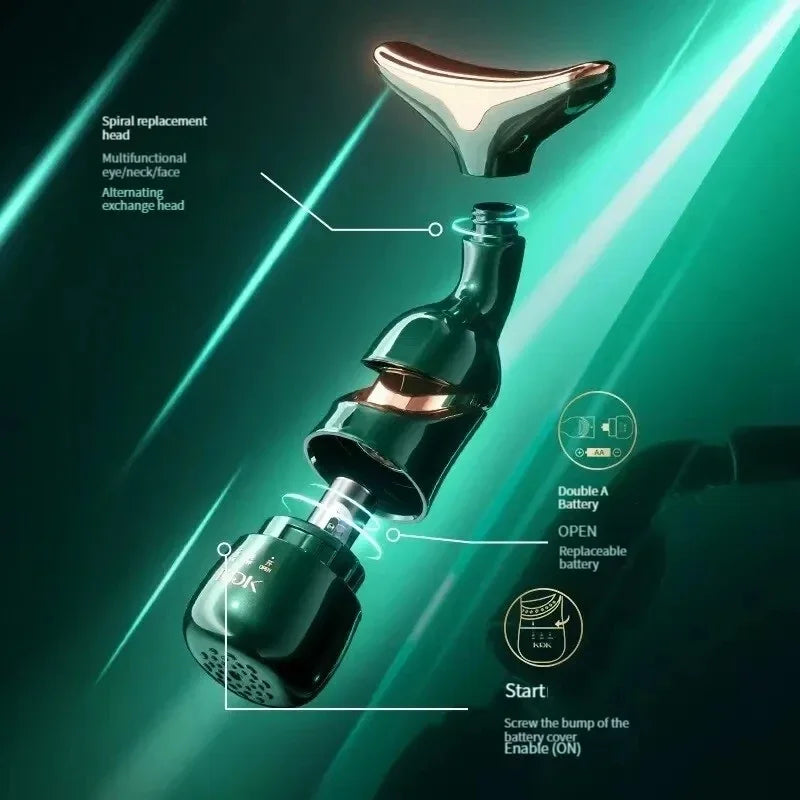 3 In 1 Facial Lifting Massage Device